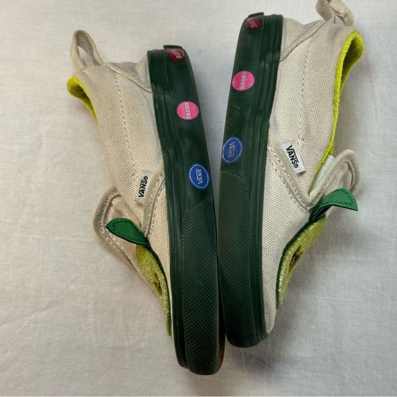 Vans Kids Avocado Green Slip-On Sneakers - Picture 6 of 11